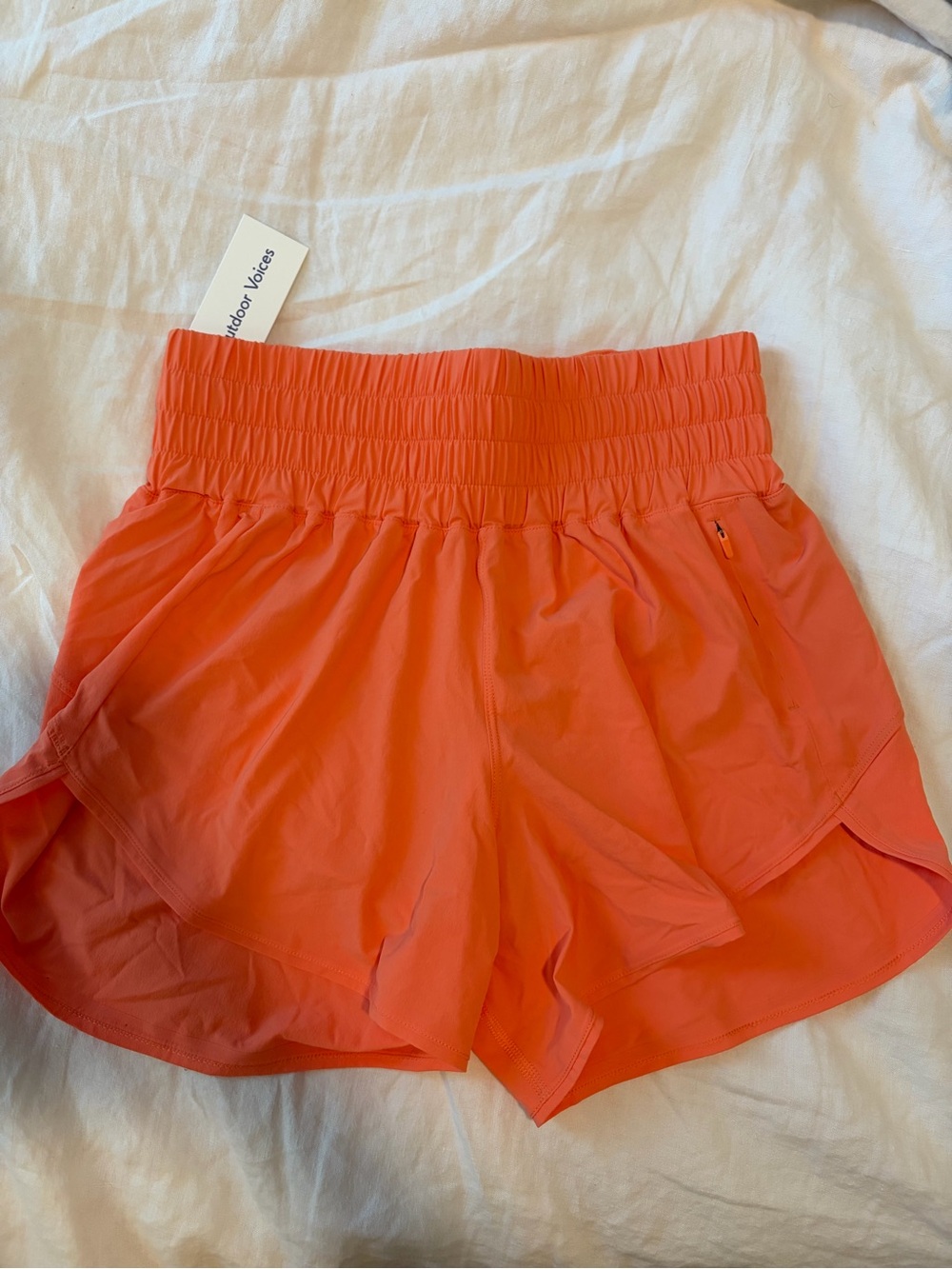 Outdoor Voices Women's Orange/Coral/Camellia LightSpeed 3” running shorts